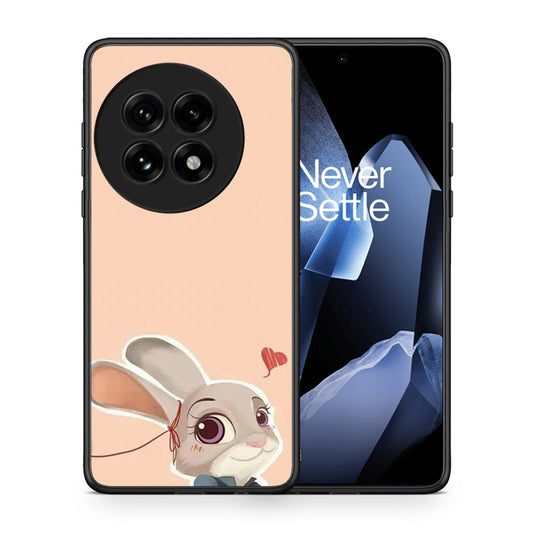 Θήκη OnePlus 13 Nick Wilde And Judy Hopps Love 2 από τη Smartfits με σχέδιο στο πίσω μέρος και μαύρο περίβλημα | OnePlus 13 Nick Wilde And Judy Hopps Love 2 case with colorful back and black bezels