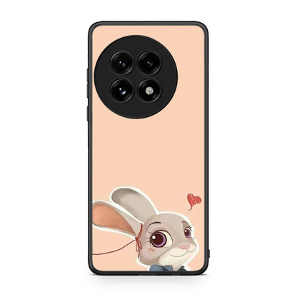 OnePlus 13 Nick Wilde And Judy Hopps Love 2 θήκη από τη Smartfits με σχέδιο στο πίσω μέρος και μαύρο περίβλημα | Smartphone case with colorful back and black bezels by Smartfits