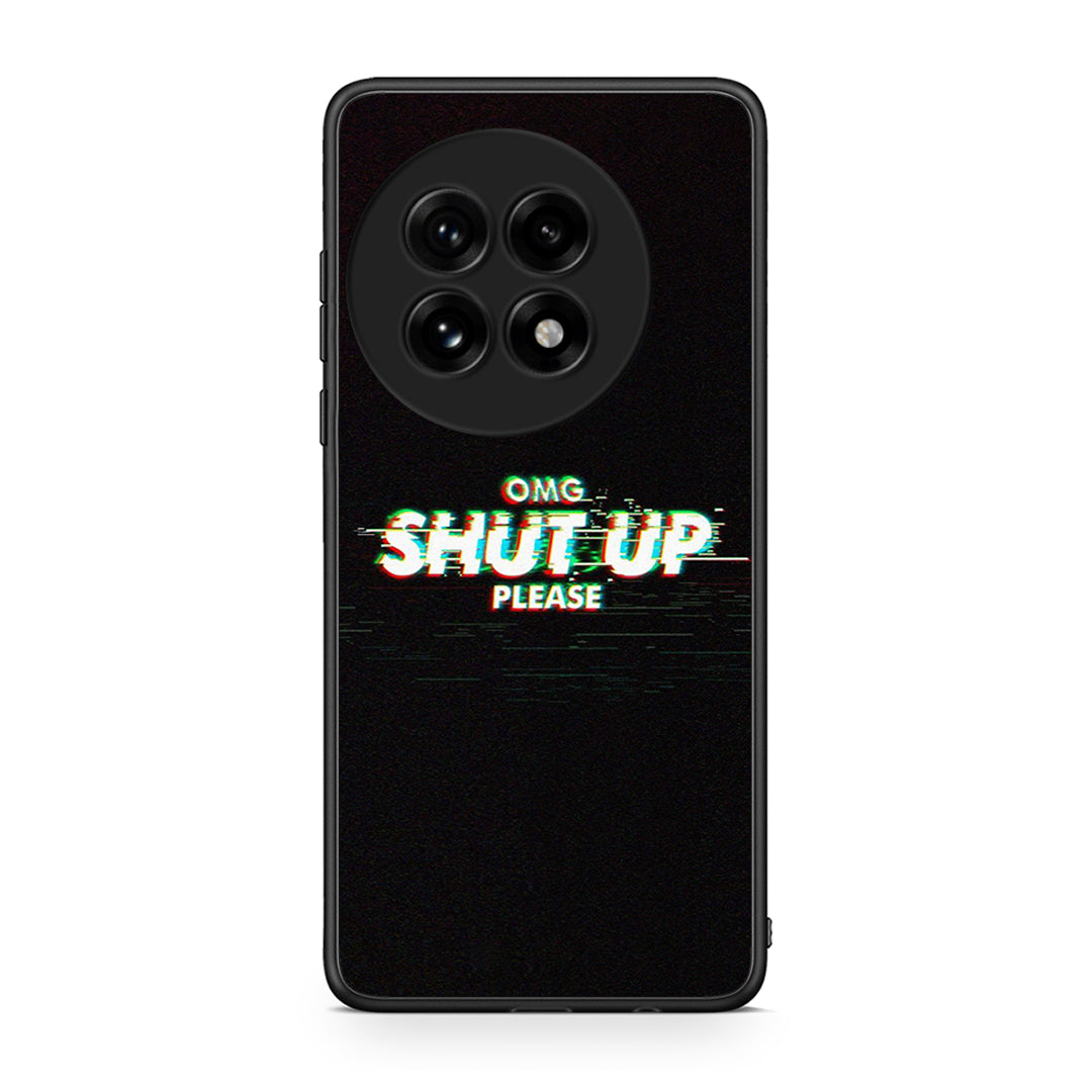 OnePlus 13 OMG ShutUp θήκη από τη Smartfits με σχέδιο στο πίσω μέρος και μαύρο περίβλημα | Smartphone case with colorful back and black bezels by Smartfits