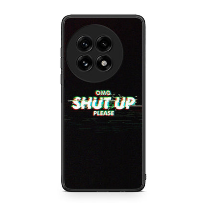 OnePlus 13 OMG ShutUp θήκη από τη Smartfits με σχέδιο στο πίσω μέρος και μαύρο περίβλημα | Smartphone case with colorful back and black bezels by Smartfits