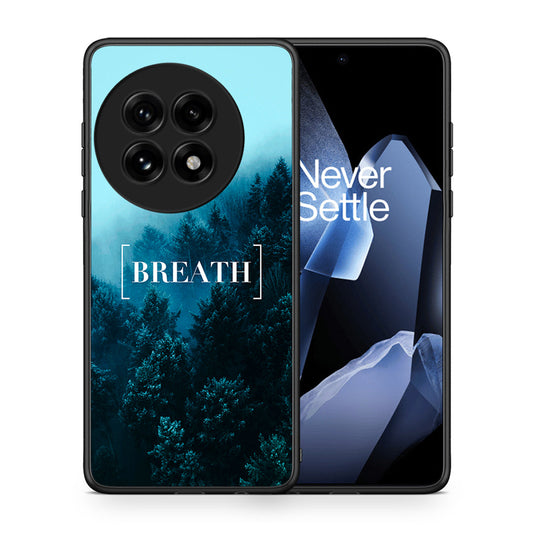 Θήκη OnePlus 13 Breath Quote από τη Smartfits με σχέδιο στο πίσω μέρος και μαύρο περίβλημα | OnePlus 13 Breath Quote case with colorful back and black bezels