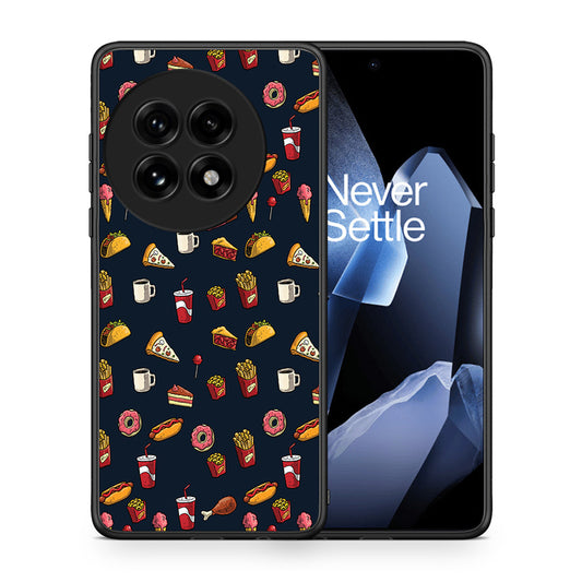 Θήκη OnePlus 13 Hungry Random από τη Smartfits με σχέδιο στο πίσω μέρος και μαύρο περίβλημα | OnePlus 13 Hungry Random case with colorful back and black bezels