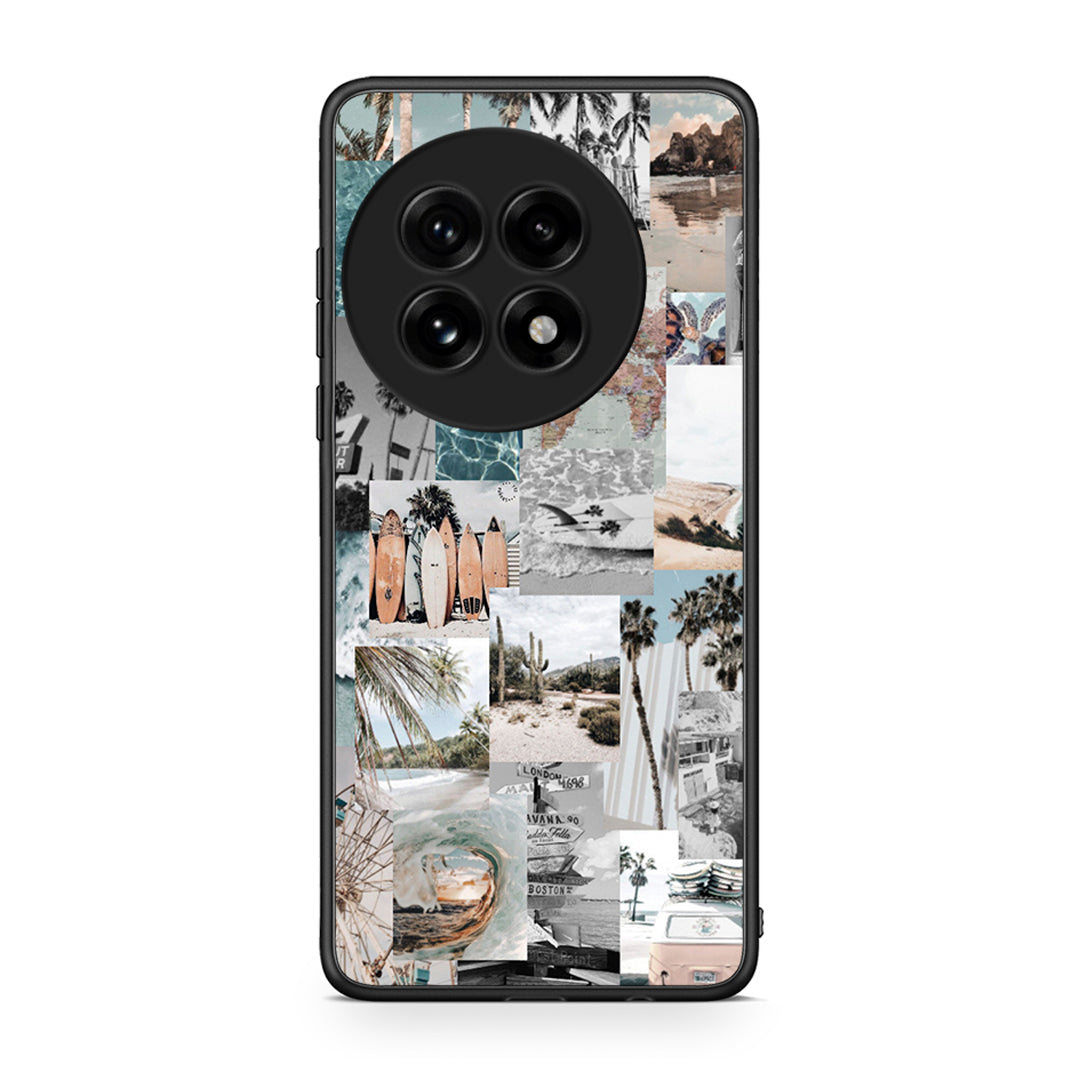 OnePlus 13 Retro Beach Life Θήκη από τη Smartfits με σχέδιο στο πίσω μέρος και μαύρο περίβλημα | Smartphone case with colorful back and black bezels by Smartfits