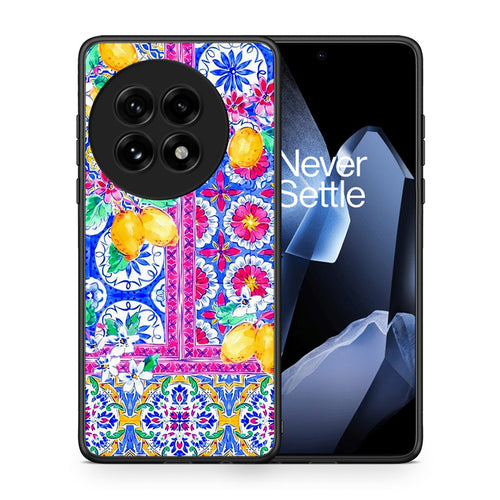 Θήκη OnePlus 13 Retro Spring από τη Smartfits με σχέδιο στο πίσω μέρος και μαύρο περίβλημα | OnePlus 13 Retro Spring case with colorful back and black bezels