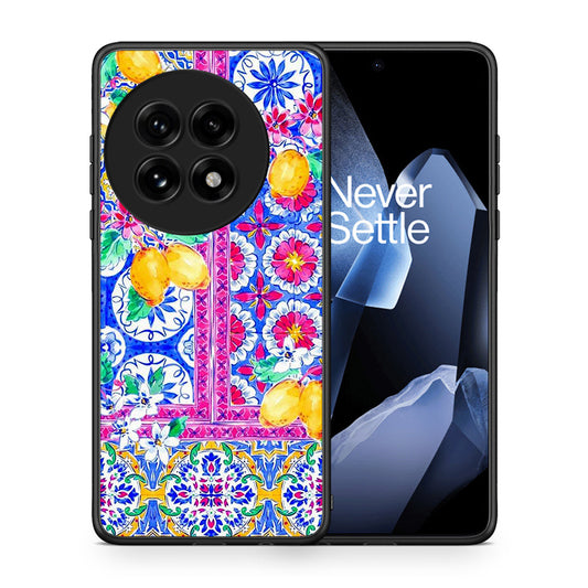 Θήκη OnePlus 13 Retro Spring από τη Smartfits με σχέδιο στο πίσω μέρος και μαύρο περίβλημα | OnePlus 13 Retro Spring case with colorful back and black bezels