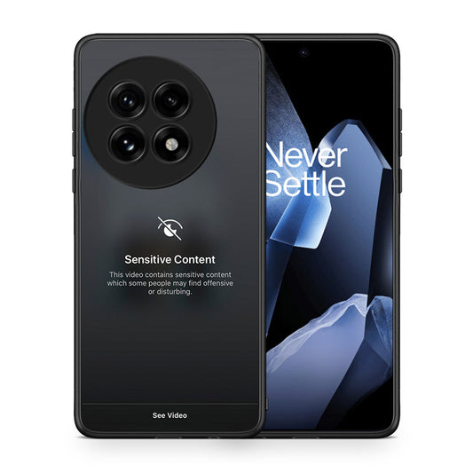 Θήκη OnePlus 13 Sensitive Content από τη Smartfits με σχέδιο στο πίσω μέρος και μαύρο περίβλημα | OnePlus 13 Sensitive Content case with colorful back and black bezels