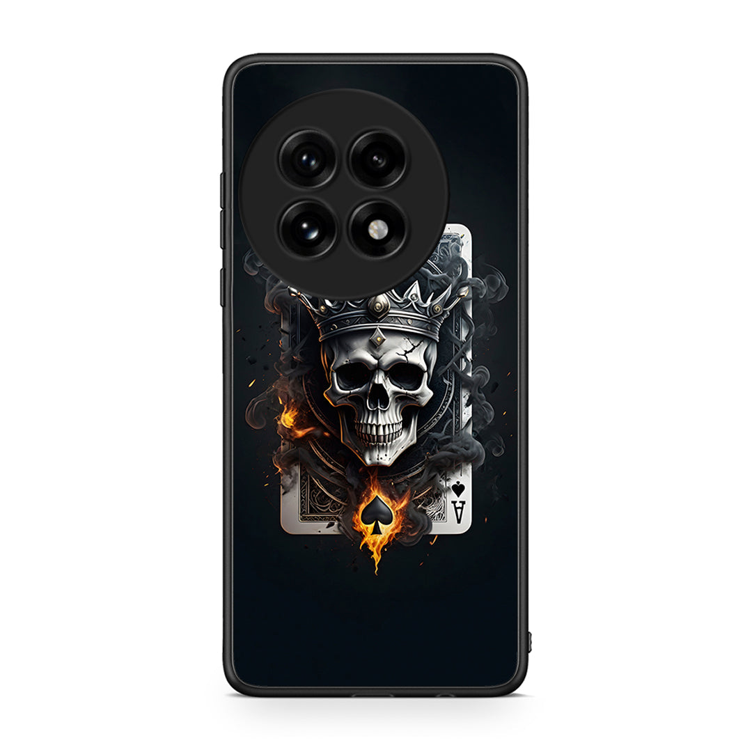 OnePlus 13 Skull King Ace θήκη από τη Smartfits με σχέδιο στο πίσω μέρος και μαύρο περίβλημα | Smartphone case with colorful back and black bezels by Smartfits