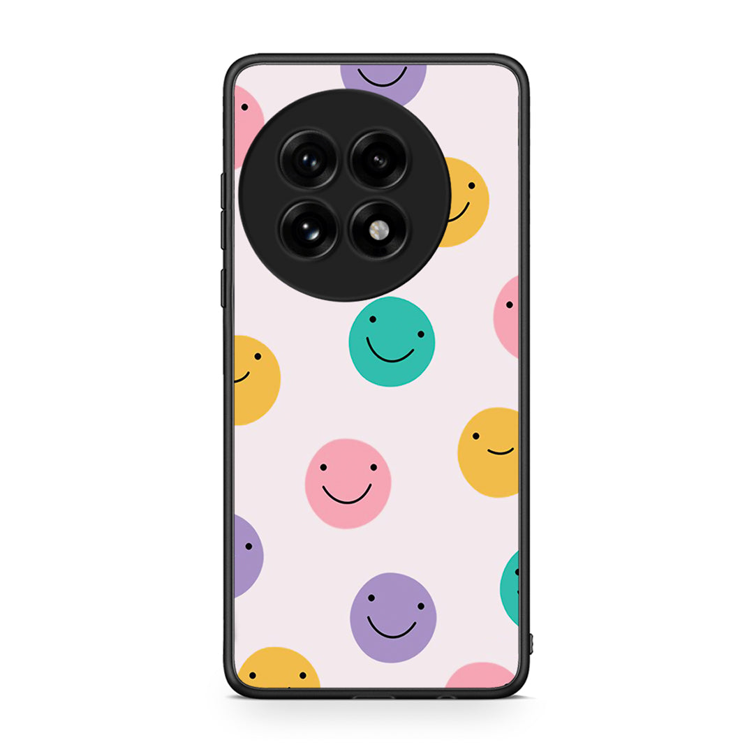 OnePlus 13 Smiley Faces θήκη από τη Smartfits με σχέδιο στο πίσω μέρος και μαύρο περίβλημα | Smartphone case with colorful back and black bezels by Smartfits