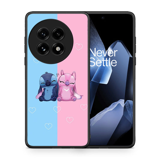 Θήκη OnePlus 13 Stitch And Angel από τη Smartfits με σχέδιο στο πίσω μέρος και μαύρο περίβλημα | OnePlus 13 Stitch And Angel case with colorful back and black bezels