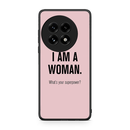 OnePlus 13 Superpower Woman θήκη από τη Smartfits με σχέδιο στο πίσω μέρος και μαύρο περίβλημα | Smartphone case with colorful back and black bezels by Smartfits