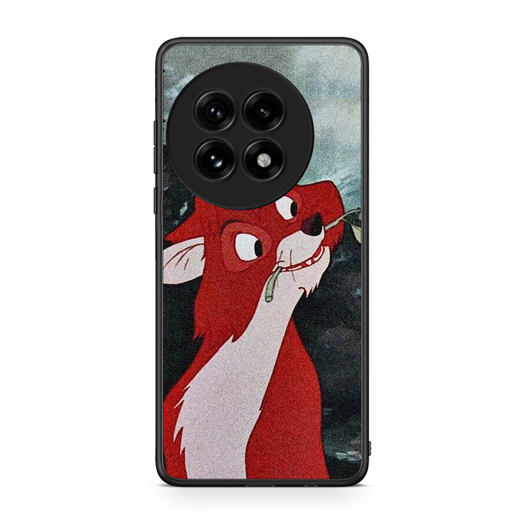 OnePlus 13 Tod And Vixey Love 1 θήκη από τη Smartfits με σχέδιο στο πίσω μέρος και μαύρο περίβλημα | Smartphone case with colorful back and black bezels by Smartfits