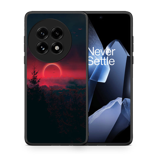 Θήκη OnePlus 13 Sunset Tropic από τη Smartfits με σχέδιο στο πίσω μέρος και μαύρο περίβλημα | OnePlus 13 Sunset Tropic case with colorful back and black bezels