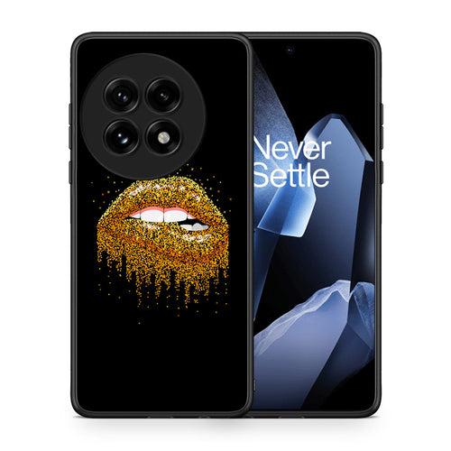 Θήκη OnePlus 13 Golden Valentine από τη Smartfits με σχέδιο στο πίσω μέρος και μαύρο περίβλημα | OnePlus 13 Golden Valentine case with colorful back and black bezels