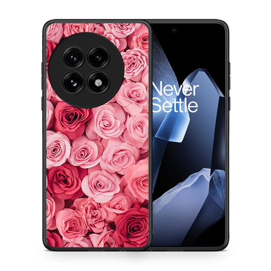 Θήκη OnePlus 13 RoseGarden Valentine από τη Smartfits με σχέδιο στο πίσω μέρος και μαύρο περίβλημα | OnePlus 13 RoseGarden Valentine case with colorful back and black bezels