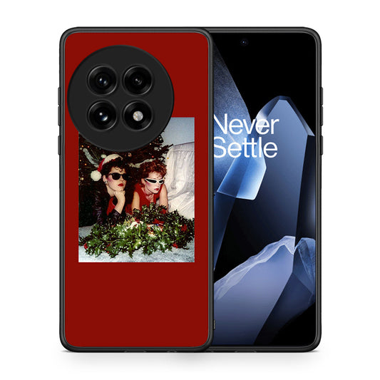 Θήκη OnePlus 13 Waiting For Xmas από τη Smartfits με σχέδιο στο πίσω μέρος και μαύρο περίβλημα | OnePlus 13 Waiting For Xmas case with colorful back and black bezels
