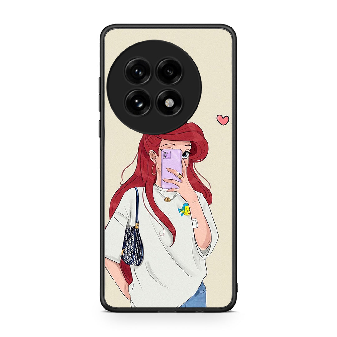 OnePlus 13 Walking Mermaid Θήκη από τη Smartfits με σχέδιο στο πίσω μέρος και μαύρο περίβλημα | Smartphone case with colorful back and black bezels by Smartfits