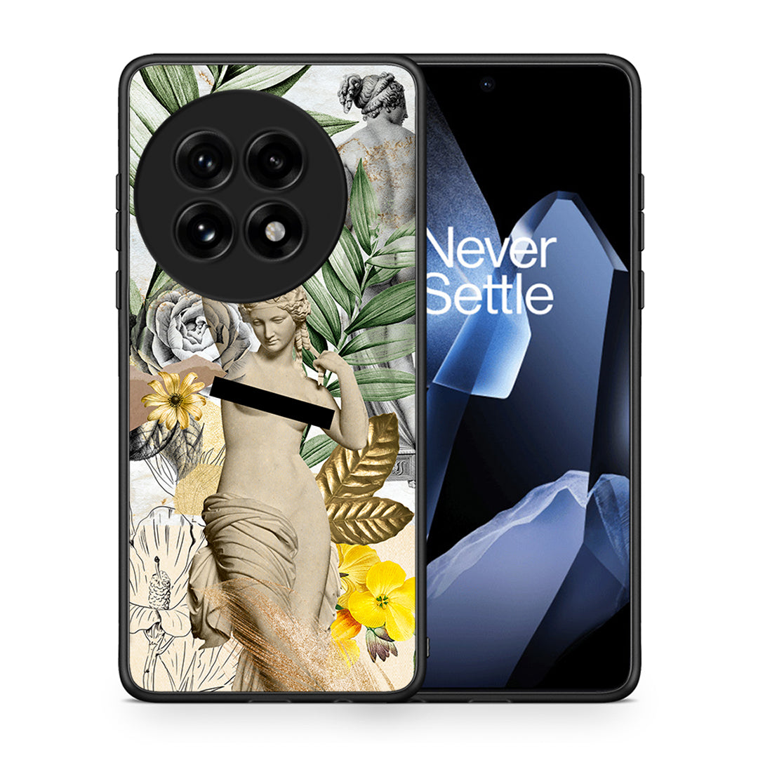Θήκη OnePlus 13 Woman Statue από τη Smartfits με σχέδιο στο πίσω μέρος και μαύρο περίβλημα | OnePlus 13 Woman Statue case with colorful back and black bezels