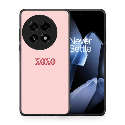 Θήκη OnePlus 13 XOXO Love από τη Smartfits με σχέδιο στο πίσω μέρος και μαύρο περίβλημα | OnePlus 13 XOXO Love case with colorful back and black bezels