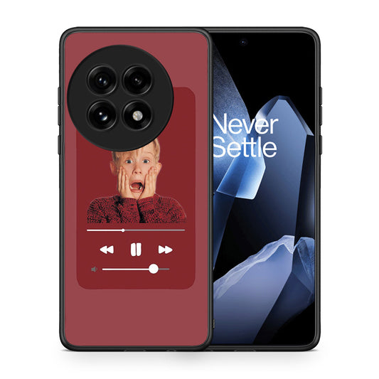 Θήκη OnePlus 13 Xmas Alone Music από τη Smartfits με σχέδιο στο πίσω μέρος και μαύρο περίβλημα | OnePlus 13 Xmas Alone Music case with colorful back and black bezels