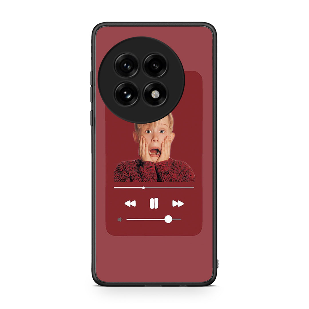 OnePlus 13 Xmas Alone Music θήκη από τη Smartfits με σχέδιο στο πίσω μέρος και μαύρο περίβλημα | Smartphone case with colorful back and black bezels by Smartfits