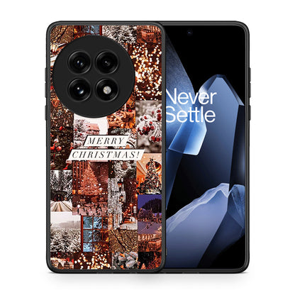Θήκη OnePlus 13 Xmas Collage από τη Smartfits με σχέδιο στο πίσω μέρος και μαύρο περίβλημα | OnePlus 13 Xmas Collage case with colorful back and black bezels
