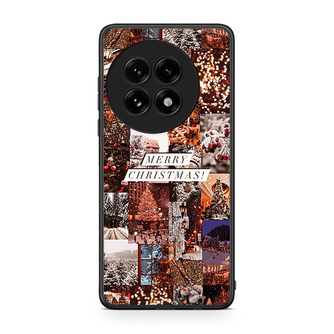 OnePlus 13 Xmas Collage θήκη από τη Smartfits με σχέδιο στο πίσω μέρος και μαύρο περίβλημα | Smartphone case with colorful back and black bezels by Smartfits