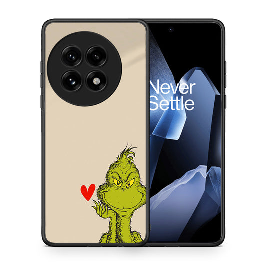 Θήκη OnePlus 13 Xmas Grinch από τη Smartfits με σχέδιο στο πίσω μέρος και μαύρο περίβλημα | OnePlus 13 Xmas Grinch case with colorful back and black bezels
