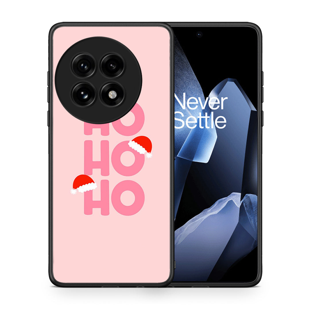 Θήκη OnePlus 13 Xmas Ho Ho Ho από τη Smartfits με σχέδιο στο πίσω μέρος και μαύρο περίβλημα | OnePlus 13 Xmas Ho Ho Ho case with colorful back and black bezels
