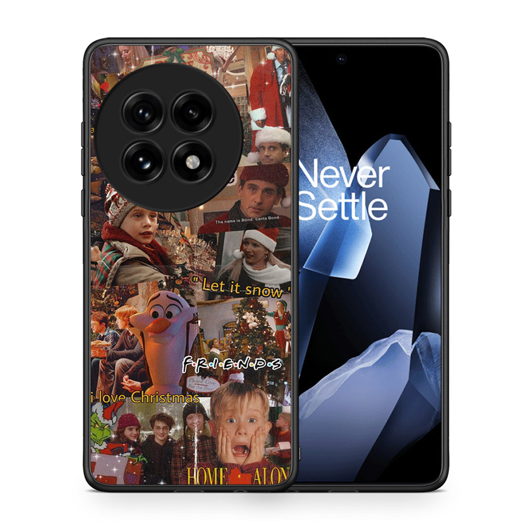 Θήκη OnePlus 13 Xmas Wishes από τη Smartfits με σχέδιο στο πίσω μέρος και μαύρο περίβλημα | OnePlus 13 Xmas Wishes case with colorful back and black bezels