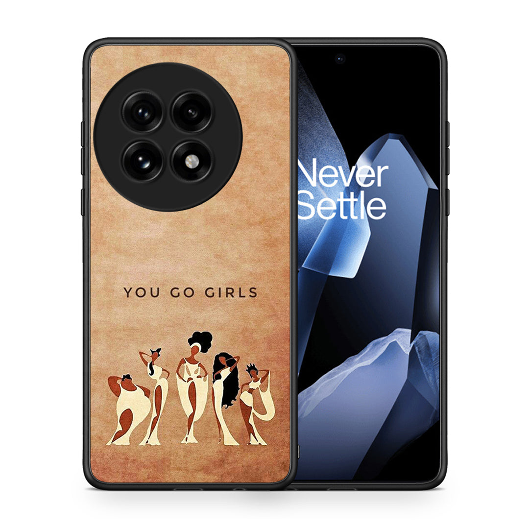 Θήκη OnePlus 13 You Go Girl από τη Smartfits με σχέδιο στο πίσω μέρος και μαύρο περίβλημα | OnePlus 13 You Go Girl case with colorful back and black bezels