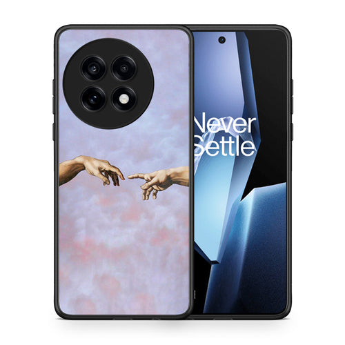 Θήκη OnePlus 13R Adam Hand από τη Smartfits με σχέδιο στο πίσω μέρος και μαύρο περίβλημα | OnePlus 13R Adam Hand case with colorful back and black bezels