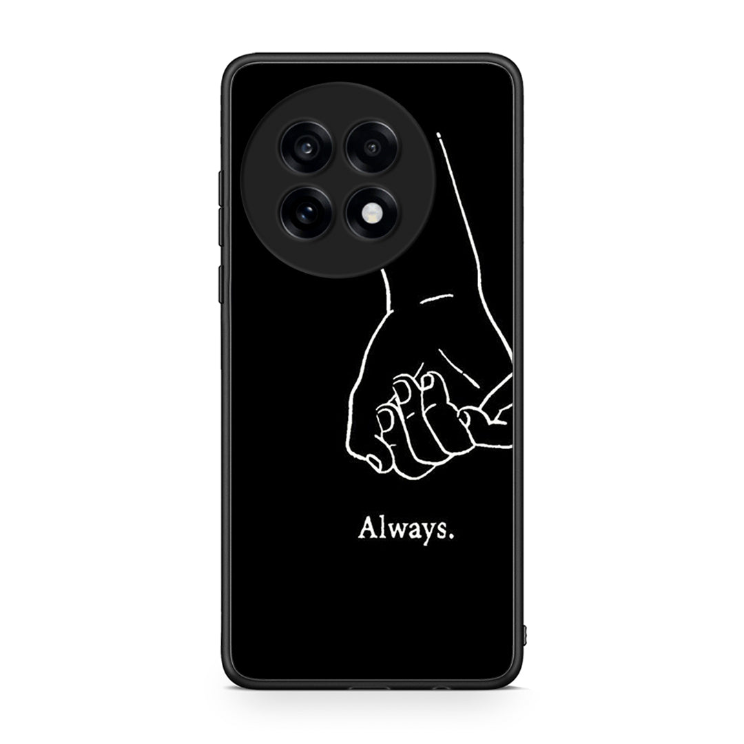 OnePlus 13R Always & Forever 1 Θήκη Αγίου Βαλεντίνου από τη Smartfits με σχέδιο στο πίσω μέρος και μαύρο περίβλημα | Smartphone case with colorful back and black bezels by Smartfits