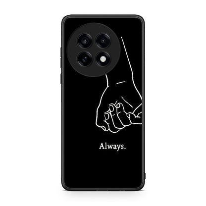 OnePlus 13R Always & Forever 1 Θήκη Αγίου Βαλεντίνου από τη Smartfits με σχέδιο στο πίσω μέρος και μαύρο περίβλημα | Smartphone case with colorful back and black bezels by Smartfits