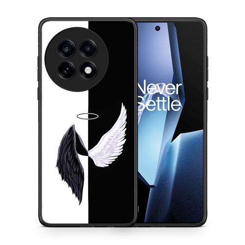 Θήκη OnePlus 13R Angels Demons από τη Smartfits με σχέδιο στο πίσω μέρος και μαύρο περίβλημα | OnePlus 13R Angels Demons case with colorful back and black bezels