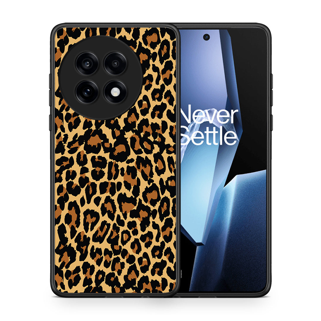 Θήκη OnePlus 13R Leopard Animal από τη Smartfits με σχέδιο στο πίσω μέρος και μαύρο περίβλημα | OnePlus 13R Leopard Animal case with colorful back and black bezels