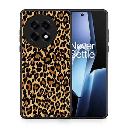 Θήκη OnePlus 13R Leopard Animal από τη Smartfits με σχέδιο στο πίσω μέρος και μαύρο περίβλημα | OnePlus 13R Leopard Animal case with colorful back and black bezels