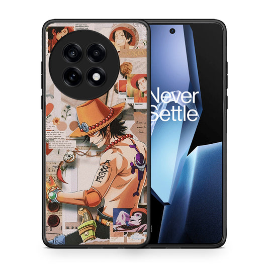 Θήκη OnePlus 13R Anime Collage από τη Smartfits με σχέδιο στο πίσω μέρος και μαύρο περίβλημα | OnePlus 13R Anime Collage case with colorful back and black bezels