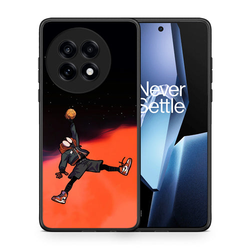 Θήκη OnePlus 13R Basketball Hero από τη Smartfits με σχέδιο στο πίσω μέρος και μαύρο περίβλημα | OnePlus 13R Basketball Hero case with colorful back and black bezels