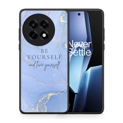 Θήκη OnePlus 13R Be Yourself από τη Smartfits με σχέδιο στο πίσω μέρος και μαύρο περίβλημα | OnePlus 13R Be Yourself case with colorful back and black bezels