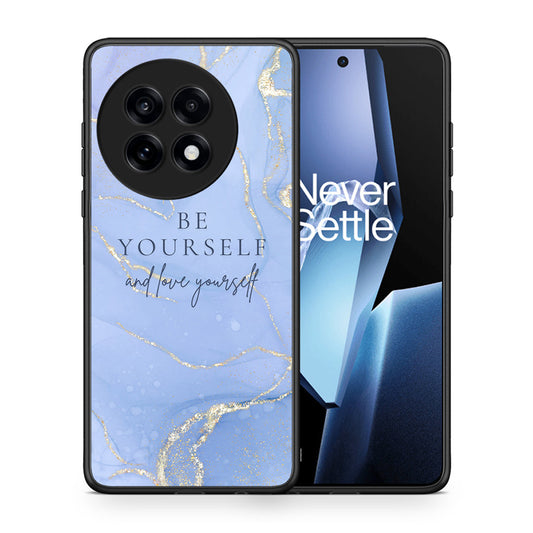Θήκη OnePlus 13R Be Yourself από τη Smartfits με σχέδιο στο πίσω μέρος και μαύρο περίβλημα | OnePlus 13R Be Yourself case with colorful back and black bezels