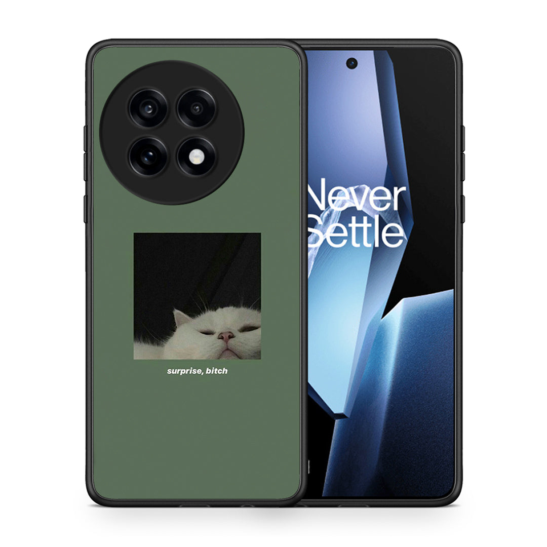 Θήκη OnePlus 13R Bitch Surprise από τη Smartfits με σχέδιο στο πίσω μέρος και μαύρο περίβλημα | OnePlus 13R Bitch Surprise case with colorful back and black bezels