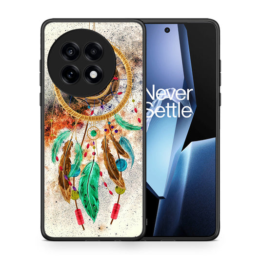 Θήκη OnePlus 13R DreamCatcher Boho από τη Smartfits με σχέδιο στο πίσω μέρος και μαύρο περίβλημα | OnePlus 13R DreamCatcher Boho case with colorful back and black bezels