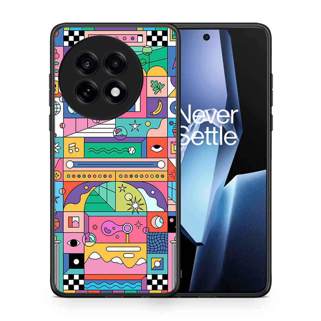 Θήκη OnePlus 13R Bubbles Soap από τη Smartfits με σχέδιο στο πίσω μέρος και μαύρο περίβλημα | OnePlus 13R Bubbles Soap case with colorful back and black bezels