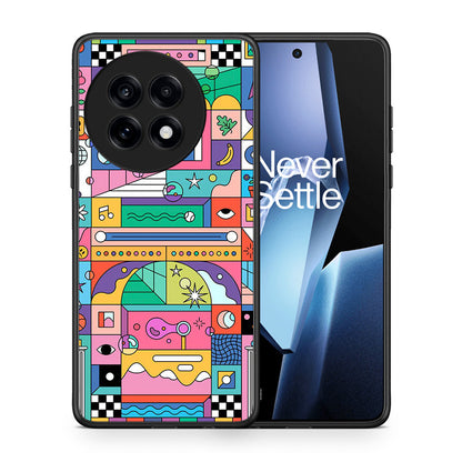 Θήκη OnePlus 13R Bubbles Soap από τη Smartfits με σχέδιο στο πίσω μέρος και μαύρο περίβλημα | OnePlus 13R Bubbles Soap case with colorful back and black bezels