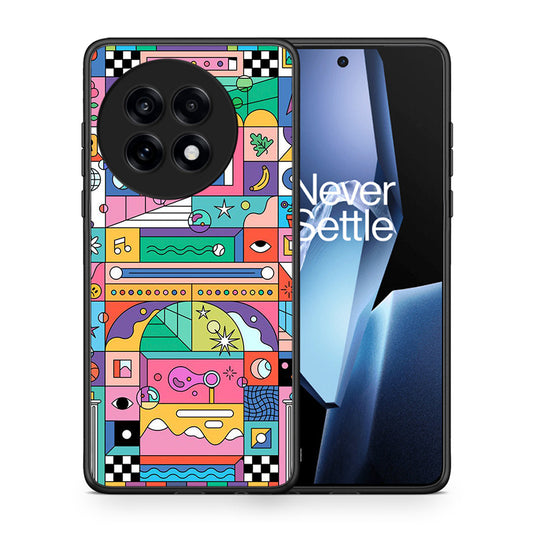 Θήκη OnePlus 13R Bubbles Soap από τη Smartfits με σχέδιο στο πίσω μέρος και μαύρο περίβλημα | OnePlus 13R Bubbles Soap case with colorful back and black bezels