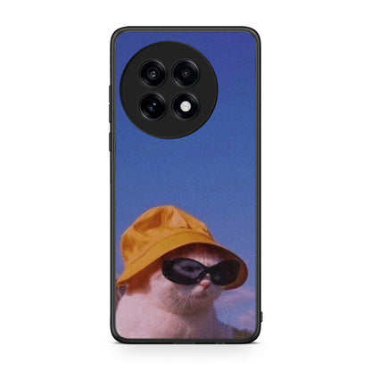 OnePlus 13R Cat Diva θήκη από τη Smartfits με σχέδιο στο πίσω μέρος και μαύρο περίβλημα | Smartphone case with colorful back and black bezels by Smartfits
