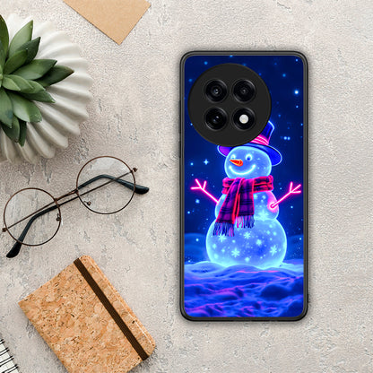Christmas Neon Snowman - OnePlus 13R θήκη