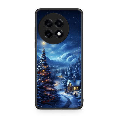 OnePlus 13R Christmas Scenery θήκη από τη Smartfits με σχέδιο στο πίσω μέρος και μαύρο περίβλημα | Smartphone case with colorful back and black bezels by Smartfits