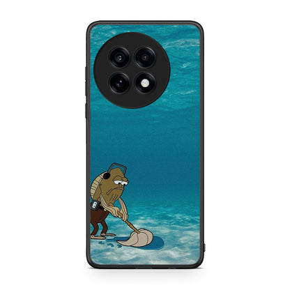 OnePlus 13R Clean The Ocean Θήκη από τη Smartfits με σχέδιο στο πίσω μέρος και μαύρο περίβλημα | Smartphone case with colorful back and black bezels by Smartfits