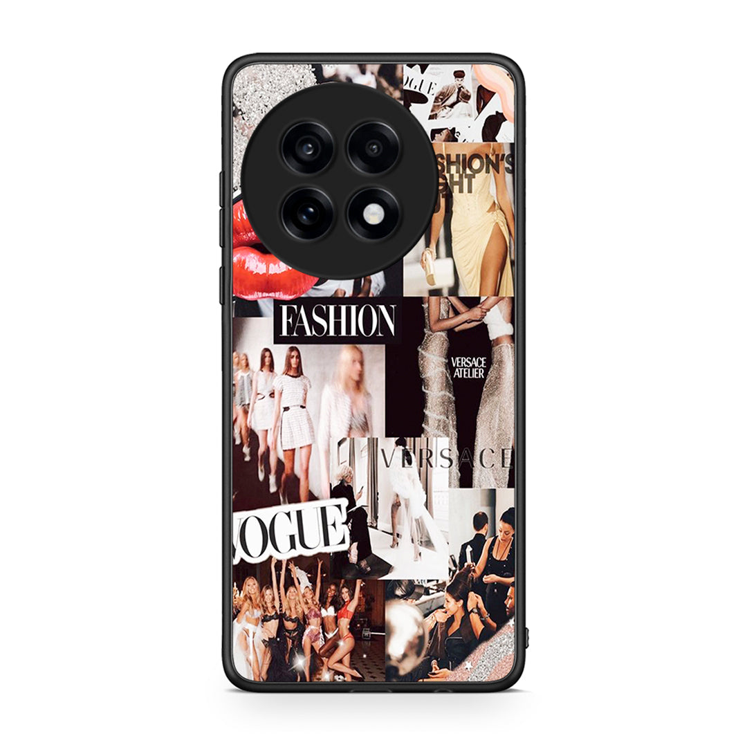 OnePlus 13R Collage Fashion Θήκη Αγίου Βαλεντίνου από τη Smartfits με σχέδιο στο πίσω μέρος και μαύρο περίβλημα | Smartphone case with colorful back and black bezels by Smartfits